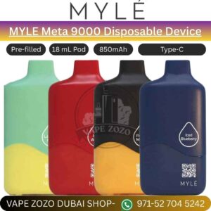 MYLE Meta 9000 Disposable Device In UAE