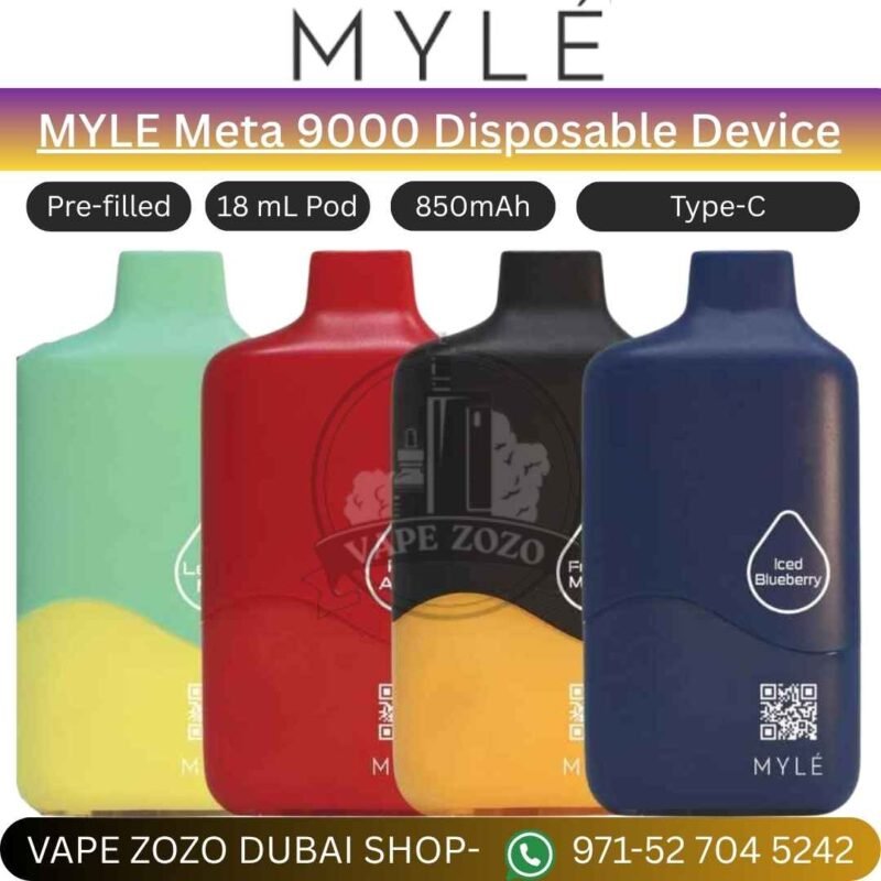MYLE Meta 9000 Disposable Device in UAE