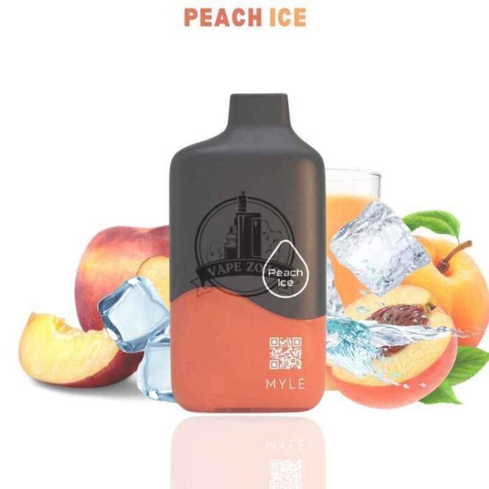 MYLE Meta 9000 Disposable Device in UAE peach-ice