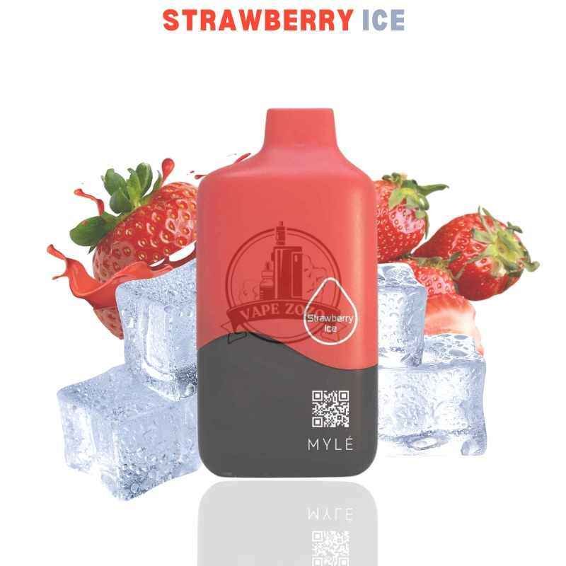 MYLE Meta 9000 Disposable Device in UAE strawberry-ice