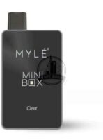 MYLE Mini Box 1500 Puffs 20mg Disposable Vape in Dubai clear