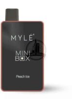 MYLE Mini Box 1500 Puffs 20mg Disposable Vape in Dubai peach-ice