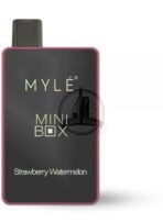 MYLE Mini Box 1500 Puffs 20mg Disposable Vape in Dubai strawberry-watermelon