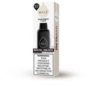Myle Meta Bar 2500 Puffs Disposable Vape In UAE COCONUT-CAKE