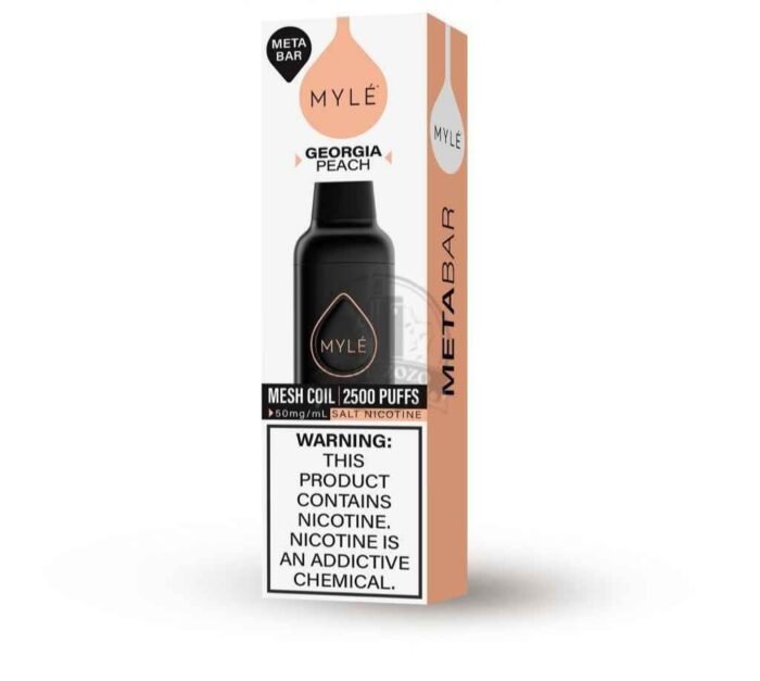 Myle Meta Bar 2500 Puffs Disposable Vape In UAE GEORGIA-PEACH
