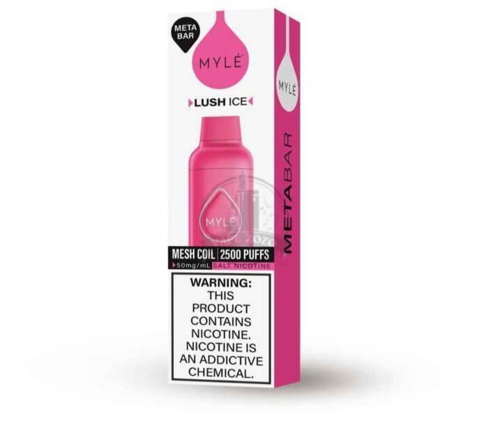 Myle Meta Bar 2500 Puffs Disposable Vape In UAE LUSH-ICE