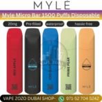 Myle Micro Bar 1500 Puffs Disposable Vape In Dubai