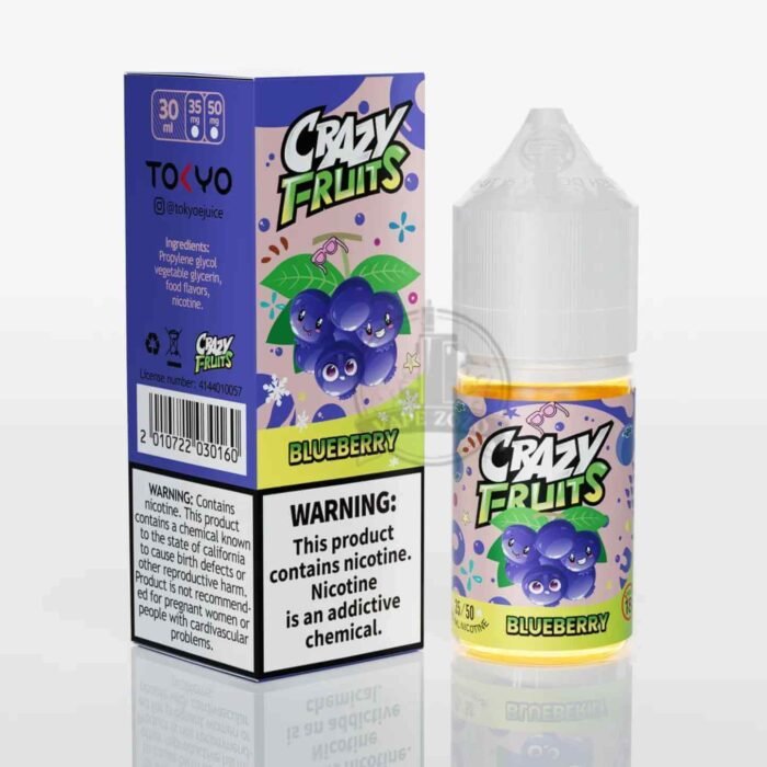 TOKYO Crazy Fruit Salt Nicotine 35MG & 50MG E-Liquid in Dubai BLUEBERRY