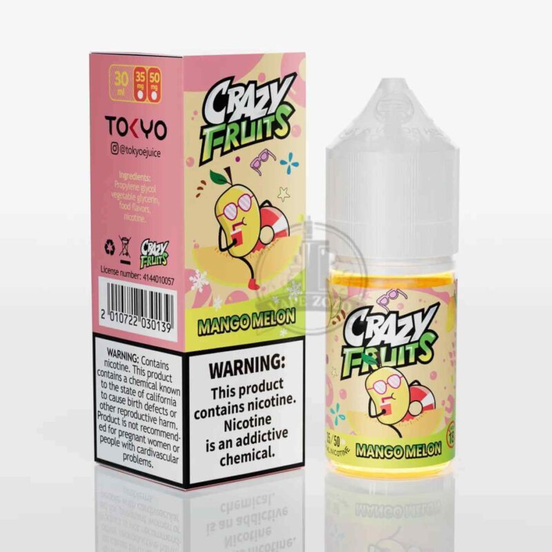 TOKYO Crazy Fruit Salt Nicotine 35MG & 50MG E Liquid In Dubai MANGO MELON