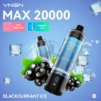 VNSN Max 20000 Puffs 50MG Disposable Vape in Dubai BLACKCURRANT-ICE