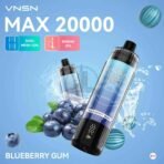 VNSN Max 20000 Puffs 50MG Disposable Vape in Dubai BLUEBERRY-GUM