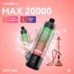 VNSN Max 20000 Puffs 50MG Disposable Vape in Dubai LOVE-666