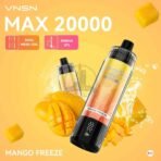 VNSN Max 20000 Puffs 50MG Disposable Vape in Dubai MANGO-FREEZE