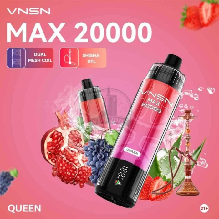 VNSN Max 20000 Puffs 50MG Disposable Vape in Dubai QUEEN