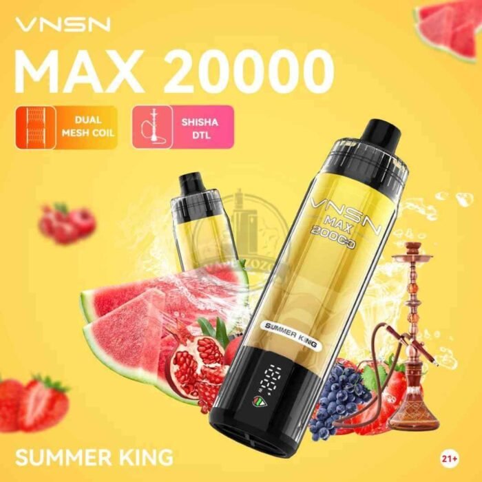 VNSN Max 20000 Puffs 50MG Disposable Vape in Dubai SUMMER-KING