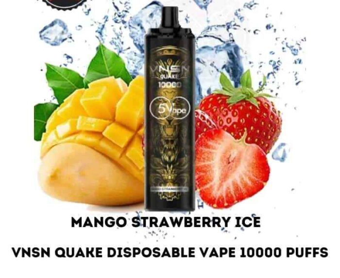 VNSN Quake 10000 Puffs 50mg Disposable Vape In UAE mango strawberry ice