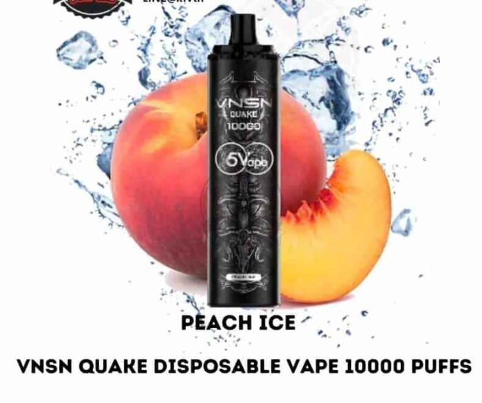 VNSN Quake 10000 Puffs 50mg Disposable Vape In UAE peach ice