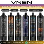 VNSN Quake Pro 14000 Puffs 50mg Disposable Vape In Dubai