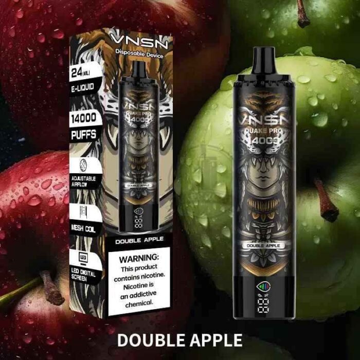 VNSN Quake Pro 14000 Puffs 50mg Disposable Vape in Dubai DOUBLE-APPLE