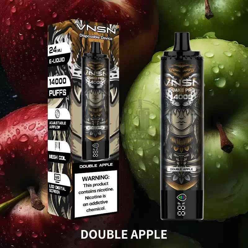VNSN Quake Pro 14000 Puffs 50mg Disposable Vape in Dubai DOUBLE-APPLE