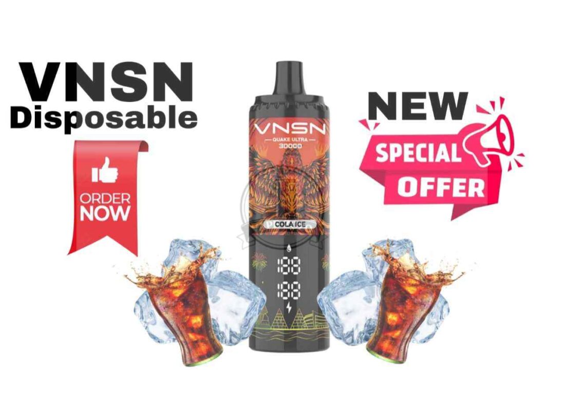 VNSN Spark Pro 30000 Puffs Disposable Vape – Dual Mesh Coil In Dubai Cola Ice