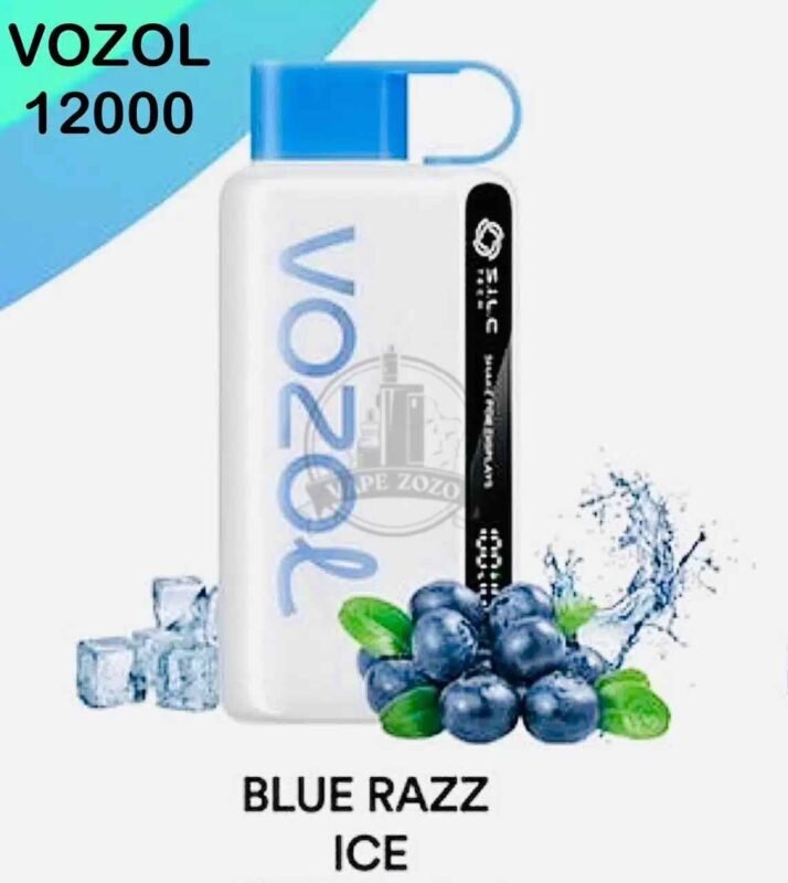 VOZOL Star 8000 Puffs 20MG Nicotine Disposable Vape in Dubai blue-razz-ice