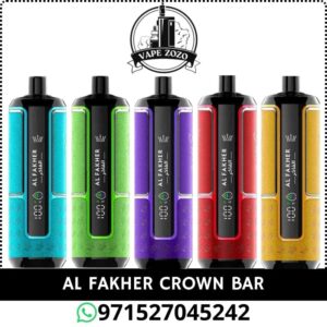 Al Fakher Crown Bar Hyper Max 15000 Puffs Disposable Vape In Dubai