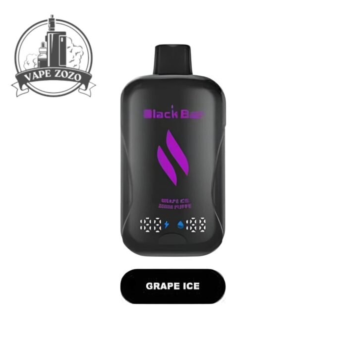 black bar 30000 puffs disposable vape in dubai grape ice