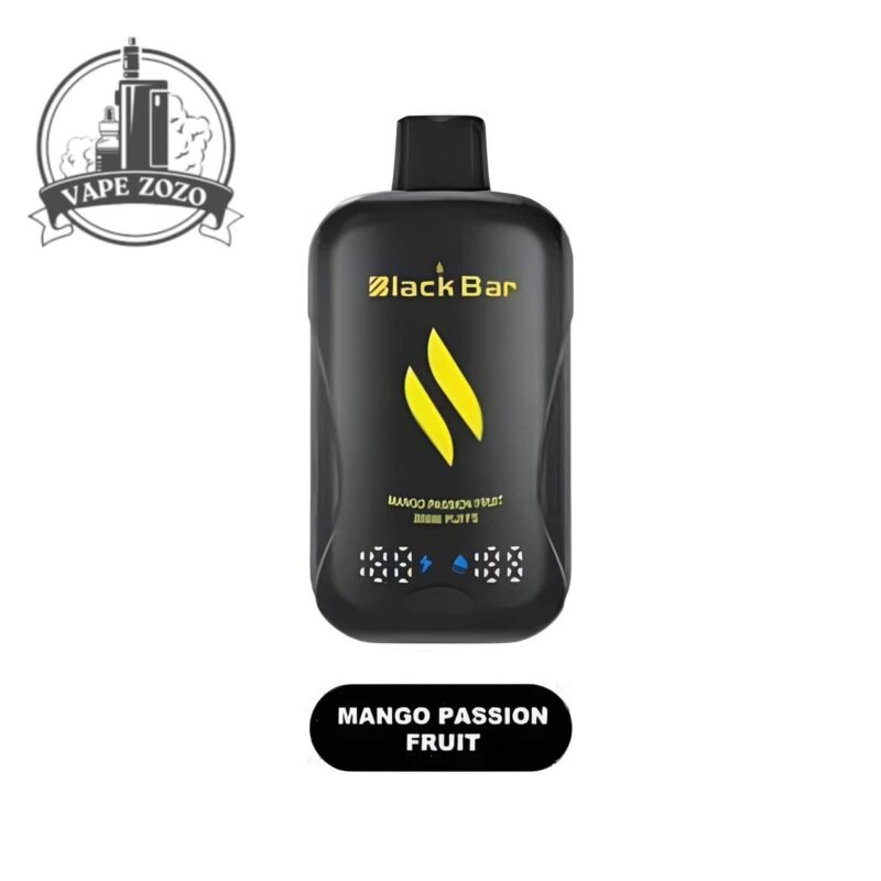 black bar 30000 puffs disposable vape in dubai mango passion fruit