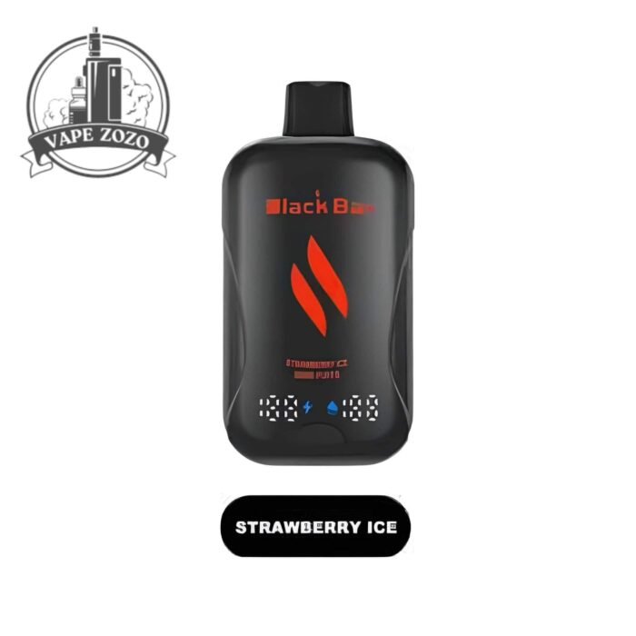 black bar 30000 puffs disposable vape in dubai strawberry ice