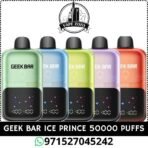 geek bar ice prince 50000 puffs disposable vape in dubai