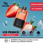 geek bar ice prince 50000 puffs disposable vape in dubai strawberry ice