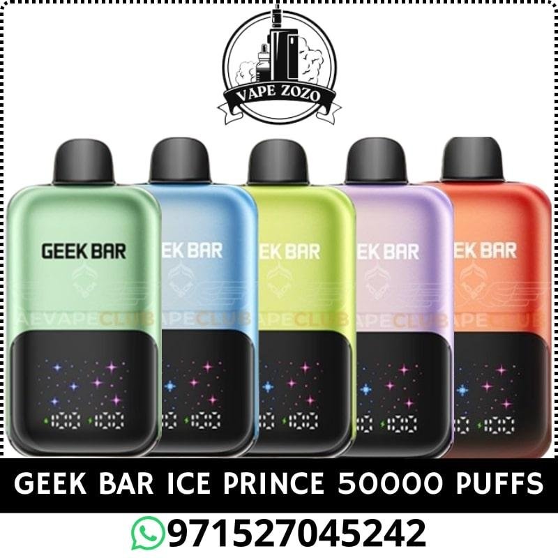 geek bar ice prince 50000 puffs disposable vape in dubai