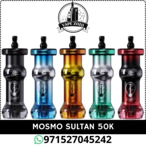 Mosmo Sultan 50k Puffs Disposable Vape Shisha Style Luxury Vaping In Dubai