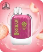 oxbar g8000 2 5 8000 puffs disposable vape in dubai peach ice