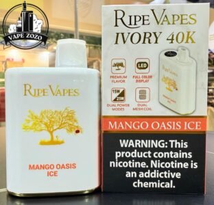 ripe vapes ivory 40k puffs disposable vape in dubai mango oasis ice
