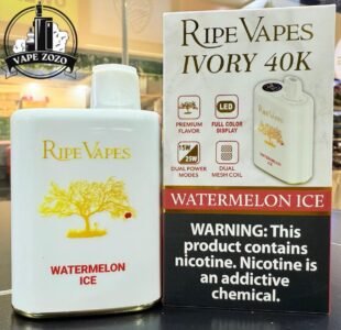ripe vapes ivory 40k puffs disposable vape in dubai watermelon ice