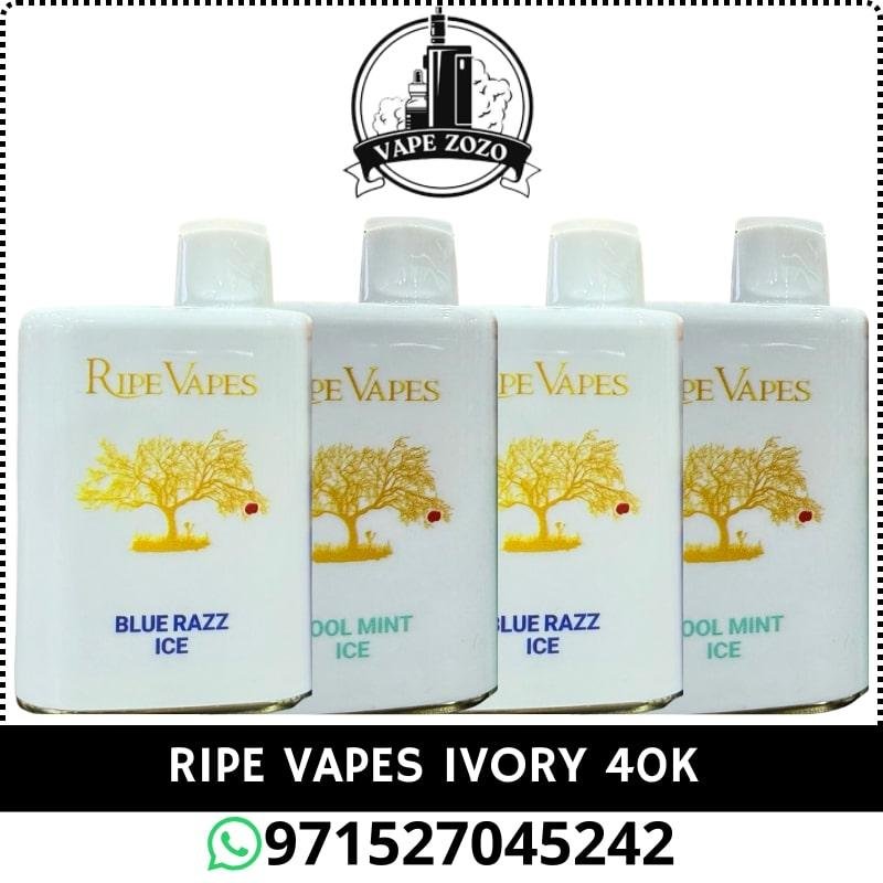 ripe vapes ivory 40k puffs disposable vape in dubai