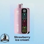 silvaper 4 mode adjustable ice 40000 puffs disposable vape in dubai strawberry ice cream