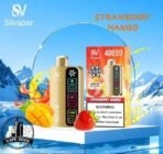 silvaper 4 mode adjustable ice 40000 puffs disposable vape in dubai strawberry mango