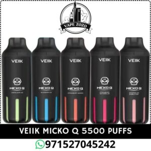 Veiik Micko Q 5500 Puffs 30mg Disposable Vape In Dubai