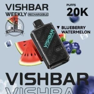 vishbar 20000 puffs disposable vape in dubai blueberry watermelon