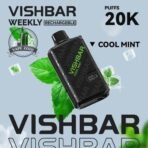 vishbar 20000 puffs disposable vape in dubai cool mint