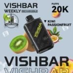 vishbar 20000 puffs disposable vape in dubai kiwi passionfruit