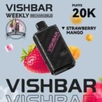vishbar 20000 puffs disposable vape in dubai strawberry mango