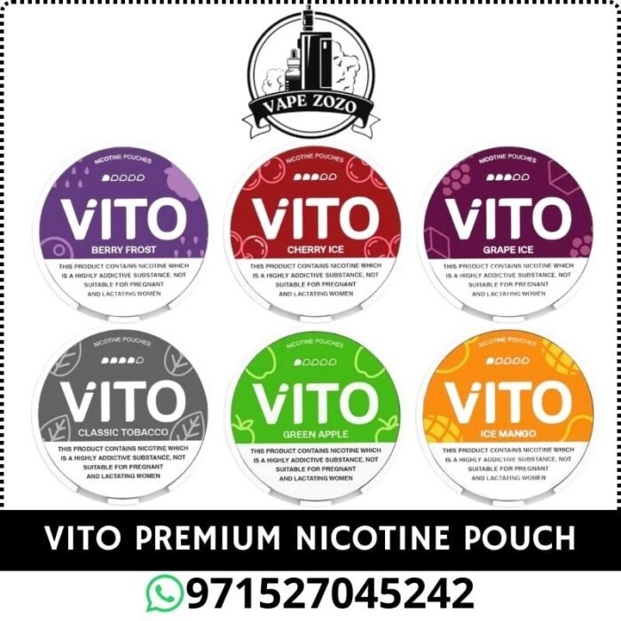 vito premium nicotine pouch 3mg 6mg 10mg 14mg 17mg in dubai