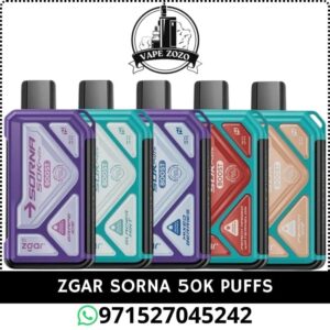 Zgar Sorna 50k Puffs Disposable Vape In Dubai
