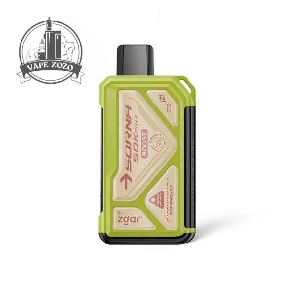 zgar sorna 50k puffs disposable vape in dubai strawberry mango