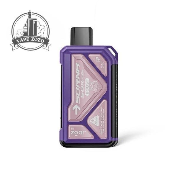 zgar sorna 50k puffs disposable vape in dubai watermelon bubblegum