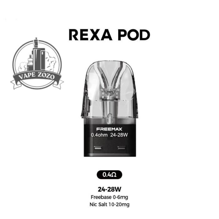 0.4ohm freemax rexa pod cartridge